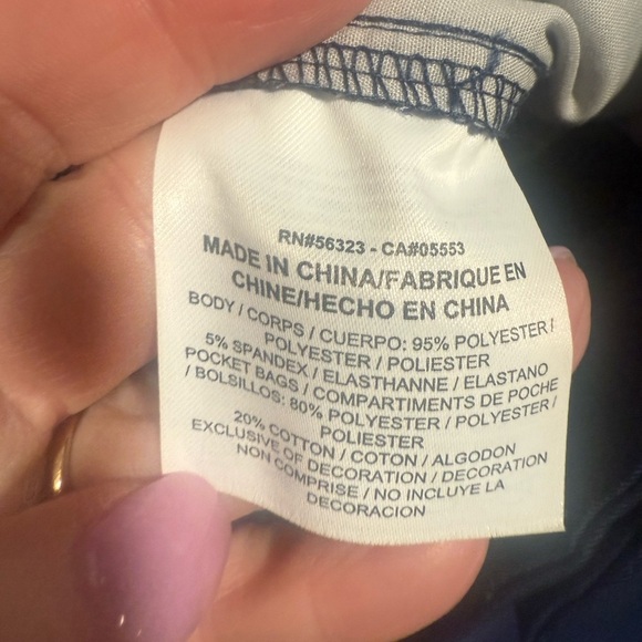 Nike Golf pants standard fit size 34 x 30 navy golfer vacation spring preppy - Picture 3 of 8